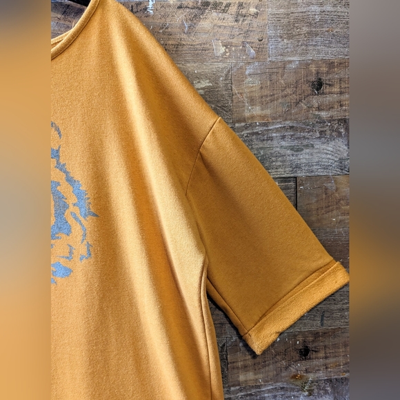 12 pm by Mon Ami Mustard Yellow Tunic With Tiger - Picture 5 of 14